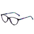 Loscomun Computer Glasses Purple Tortoise Cateye Eyeglasses